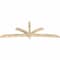 Ekena Millwork Davenport Rough Sawn Timber Gable Bracket, Douglas Fir, 108"W x 40"H x 4"D x 4"F, 9/12 Pitch GBW108X40X0404DAV00RDF - alternate 4